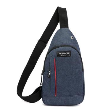 Imagem de Mochila tiracolo pequena para homens e mulheres, bolsa tiracolo para viagem, caminhada, bolsa de peito