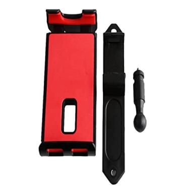 Imagem de Suporte de tablet móvel para Pro, clipe de encosto de cabeça ajustável de carro para telefones e tablets