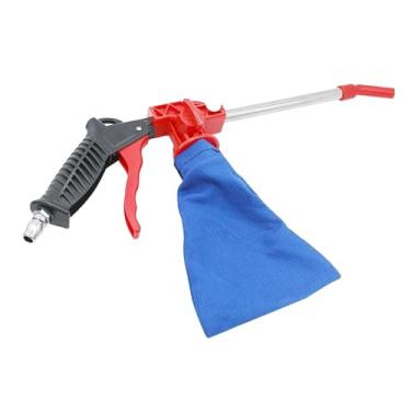 Imagem de oshhni Aspirador pneumático e soprador de ar com bocal de sucção, aspirador industrial versátil para limpeza doméstica e automotiva.