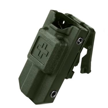 Imagem de Pente de suporte de torniquete com clipe de bloqueio ajustável, suporte de torniquete de haste de molle de metal JUNESEAKER para torniquete Molle para Gen 7 C-A-T ou mais antigo para caixa de presente