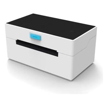 Imagem de Impressora Térmica de Etiquetas, 104mm, Monocromática, Alta Velocidade 160mm/s, USB, Compatível com Windows e iOS, Impressão sem Ribbon, Silenciosa, Branco