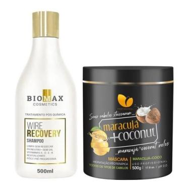Imagem de Kit Alto Impacto Hidratação Profunda Profissional 1000 Ml - Biomax / M