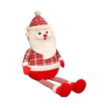 Imagem de Boneco De Pelúcia Grande De Papai Noel Kawaii De 150cm, Pernas Longas,