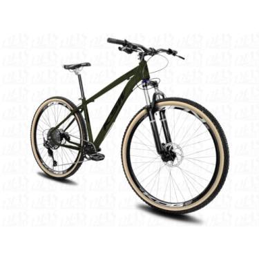 Imagem de Bicicleta Aro 29 KSW XLT100 12 Velocidades Freio Hidráulico,21,Verde Pérola Preto