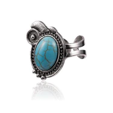Imagem de Anel Montana West RCR-01-108TQ, manguito turquesa ajustável