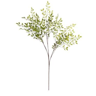 Imagem de SzJias Hastes falsas para vasos, ramos artificiais para vasos, galhos de vegetação falsa, galhos de plantas, galhos de árvore falsos para decoração de casa (2 peças)