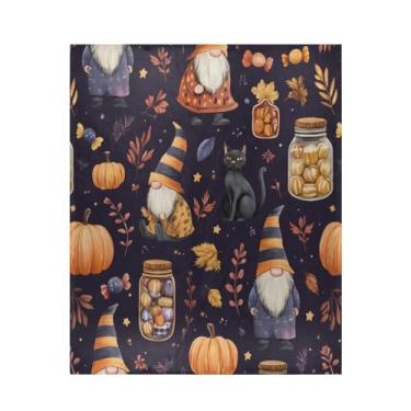 Imagem de Blueangle Gnomos fofos potes de doces cobertor super macio e quente, 127 x 152 cm, leve para todas as estações, cobertor aconchegante para cama, sofá, sofá, fácil de cuidar (524)