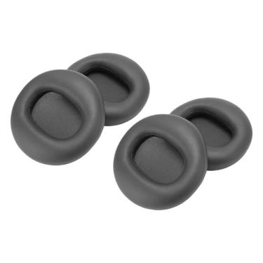 Imagem de KUIDAMOS Fit900NB Almofadas de Substituição para Fones de Ouvido, Confortáveis, Com Isolamento de Som, para Prazer Auditivo, Couro Proteico, 4 Peças, para Uso Prolongado