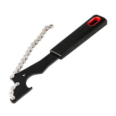 Imagem de menolana Ferramenta para remoção de porca de trava de cassete de bicicleta, ferramenta para corrente de bicicleta, profissional para reparo de liga leve, para