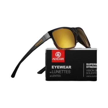 Imagem de Óculos de Sol Quadrados Polarizados - Com Protetor de Nariz Antiderrap