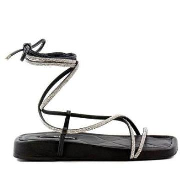 Imagem de Sandália Feminina Dumond 4119018 Preto-Feminino