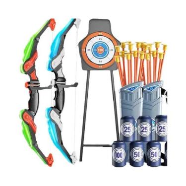 Imagem de Conjunto De Arco E Flecha LED Para Crianças Com 10 Flechas De Sucção G