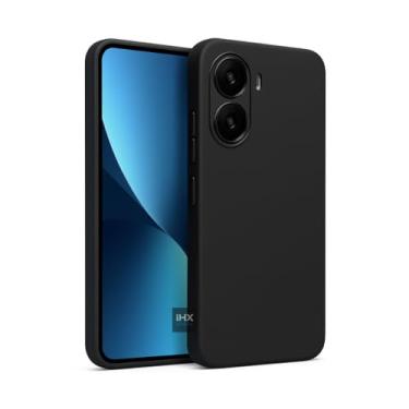 Imagem de Capa Capinha Case Compatível Xiaomi Poco X7 PRO Silicone Aveludada Anti Impacto Reforçada Emborrachado Com Proteção De Câmera Premium (PRETO)