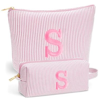 Imagem de Fohufo Presentes de aniversário de irmã para meninas - Conjunto de bolsa de maquiagem de viagem, presentes de irmã mais velha para meninas de 6 a 12 anos, presentes para meninas adolescentes, coisas