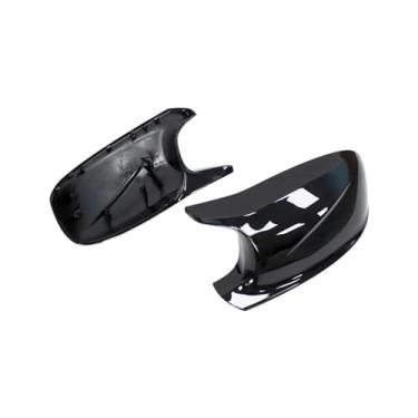 Imagem de VDLJA Capa de espelho retrovisor de carro para BMW Per X1 E84 2010 2011-2013 Per X3 F25 Pre-LCI, tampas de cobertura de espelho de asa lateral capa de espelho retrovisor de chuva, A/preto