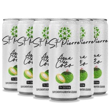 Imagem de Kit c/ 6und Bebida Zero Açucar ST PIERRE Água de Coco 310ml