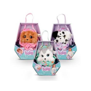 Imagem de Pelúcia Baby Paws Cachorrinho Com Som Sortido Surpresa Multikids - BR1814 BR1814