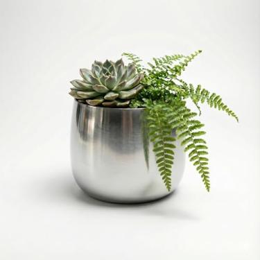 Imagem de Genérico, Vaso Quadrado Liso, Uso Interno, Tamanho M, Preto, Terracota/Barro, Recipiente para Plantas, Quadrado, Vaso de Chão, Vaso de Plantas, 15x12x11 cm