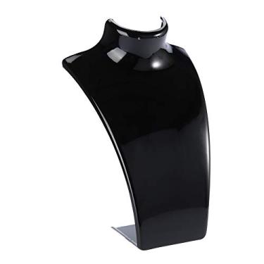 Imagem de Hyuduo Suporte de Exibição de Jóias Manequim Suporte de Jóias, Colar Acrílico Brinco Pulseira Busto Com 3 Cores para Exibição de Loja (Preto)
