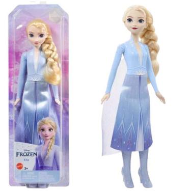 Imagem de Boneca Frozen Rainha Elsa Saia+Capa Lilas Cintilante Mattel