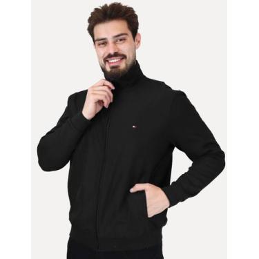 Imagem de Jaqueta Tommy Hilfiger Essential Intechno Mix Zip Preto Tamanho:L/G, L
