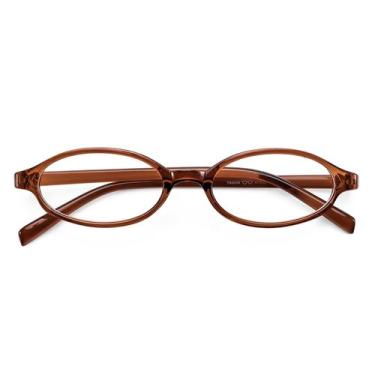 Imagem de Óculos de luz azul FEISEDY Y2K Retro Oval para mulheres B0258