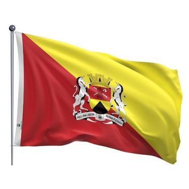 Imagem de Bandeira do Município de Sorocaba Uma Face Estampada Tamanho 90x128cm 