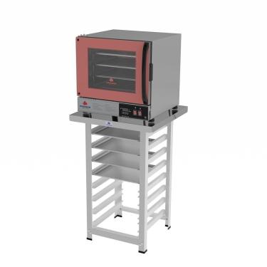 Imagem de Forno Turbo Prp-004 Plus 110V Rosa + Bancada Mes-004 Progás + 4 Assadeiras Cimapi 110V