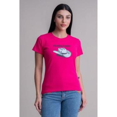 Imagem de CAMISETA FEMININA TEXAS FARM - CF336 - ROSA PINK-Feminino