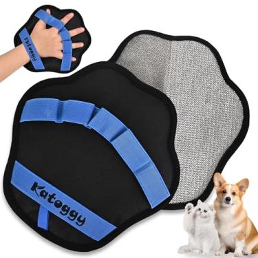 Imagem de Luva de remoção de pelos de animais de estimação para cães e gatos, removedor de pelos eletrostático de 5 dedos atualizado, reutilizável e fácil de limpar, remove sem esforço pelo de roupas, sofá