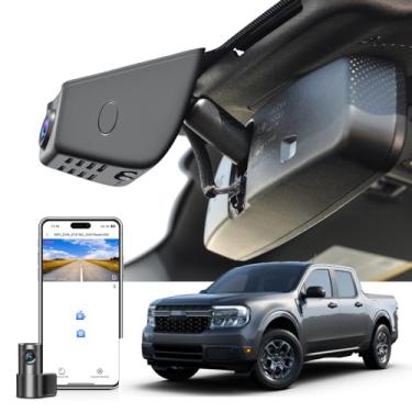 Imagem de mangoal Câmera De Painel Frontal 4K E Traseira 1080P Mangoal Compatível Com Ford Maverick 1ª Geração 2022-2025, Xl Xlt Lariat, Visual Oem Integrado, Vídeo Uhd 2160P, Wi-Fi E Aplicativo Gratuito, Gra