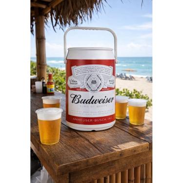 Imagem de Cooler Térmico Com Alça 42 A 50 Latas Budweiser