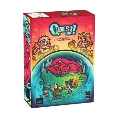 Imagem de Quest Inc. Jogo de Cartas MeepleBR
