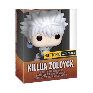 Imagem de Anime japonês caçador killua zoldyck figura chaveiro de plástico model