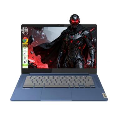 Imagem de Lenovo IdeaPad Slim 3 Chromebook 35.6 cm FHD Touchscreen, MediaTek Kompanio 520, 4GB RAM, 64GB eMMC + 64GB USB Flash Drive, econômico para estudantes, usuários cotidianos e simples, Chrome OS, pacote