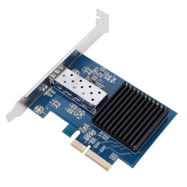 Imagem de Yunir Placa de Rede PCIe de 10 GB, Adaptador PCIe para 10 Gigabit Ethernet, Suporta Wins 11 para Kernel Linux até 6.12, Placa de Rede PCI Express X4 Com Porta SFP única