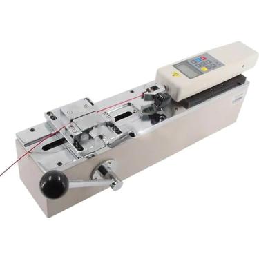 Imagem de GUAVFH Suporte de medidor de força, testador de dinamômetro push-pull 500N, teste de força de tração do terminal do chicote de fios, curso de 50 mm e grampo de teste de 2 peças, para testes de