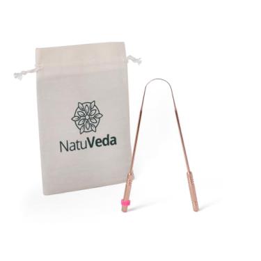 Imagem de Raspador Limpador de Lingua em Cobre Puro NatuVeda