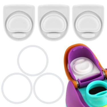 Imagem de ZONBBEE 3 peças de rolha de substituição e 3 peças de anel de vedação O compatíveis com Owala FreeSip 680 g, tampa de anéis de vedação superior de garrafa para Owala 16/19/24/32/1,1,134 g tampa de