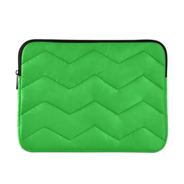 Imagem de Malachite Slim Capa para laptop leve, à prova d'água, capa de viagem para laptop para homens e mulheres 13-14 polegadas