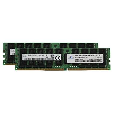 Imagem de Hynix Original 64 GB (2 x 32 GB) LRDIMM Atualização de memória de servidor para Dell PowerEdge M830 DDR4 2133MHz PC4-17000 ECC Carga reduzida IMB Chip 4Rx4 CL15 1.2v DRAM Adamanta