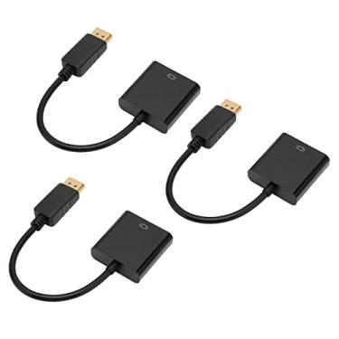 Imagem de Cryfokt Adaptador DisplayPort para DVI Desempenho Superior para PC, Laptop, Computador, Projetor de Monitor HDTV, Cabo Adaptador 3pcs Mini DP para DVI para Apresentações de Negócios
