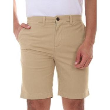 Imagem de Bermuda Tommy Hilfiger Masculina de Sarja THFlex Caqui-Masculino