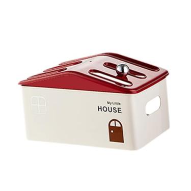 Imagem de Ｂｅｓｇａ Caixa Organizadora para Roteador, Gerenciamento de Cabos, Ventilada, Bandeja de Cabos Portátil para Mesa, Suporte para Cabos para Sala de Estar E Escr, Camada única