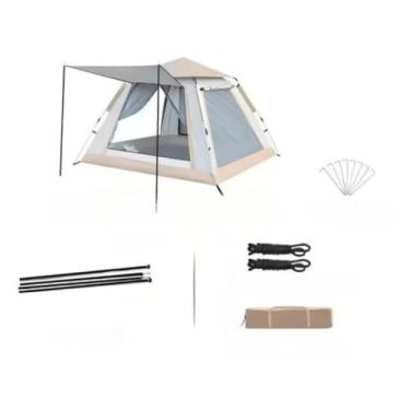 Imagem de Barraca Familiar Automática 4-5 Pessoas, Camping Impermeável 2000mm, UV50+ Proteção Solar, Montagem Rápida 3 Segundos (240x240)