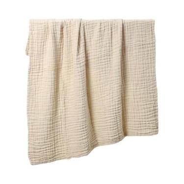 Imagem de Cobertor De Algodão Muslin De 6 Camadas Para Bebês, Envoltório Macio, 