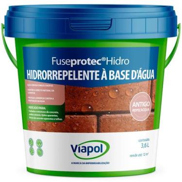 Imagem de Resina A Base De Água Fuseprotec Hidro Incolor 3,6l - Viapol