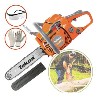 Imagem de Motosserra Gas Tekna Cs45 Ex 14  2,8hp 44cc Corrente 3/8 91p