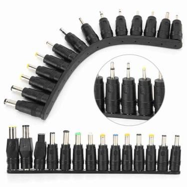 Imagem de Cryfokt Adaptador de Alimentação DC Universal 28pcs Pontas 5,5x2,1mm Fêmea para Cabeça de Conversão de Carregamento de Laptop para Adaptador de Alimentação de Notebook, Conector de, Cabeça de