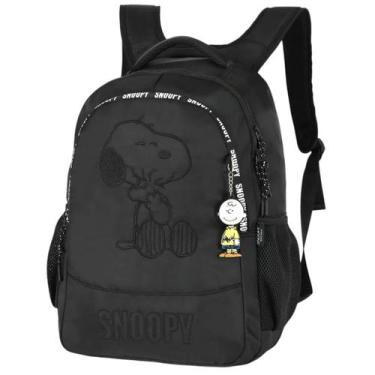Imagem de Mochila Snoopy Costas Casual/ escolar, PRETO, UN